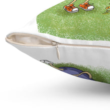 Load image into Gallery viewer, Children's Alphabet Pillow — "One Wants to be a Letter" Decorative Throw