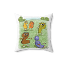 Load image into Gallery viewer, Children's Alphabet Pillow — "One Wants to be a Letter" Decorative Throw