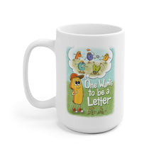 Load image into Gallery viewer, One Wants to be a Letter Book Cover mug