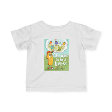 Load image into Gallery viewer, Infant Tee — Dreaming Letter Cartoon Tee for Babies
