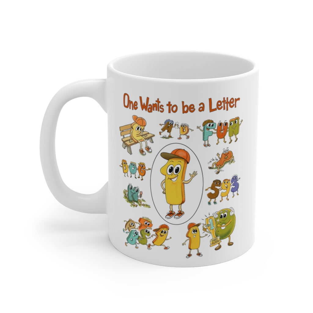 One Wants to be a Letter Story mug