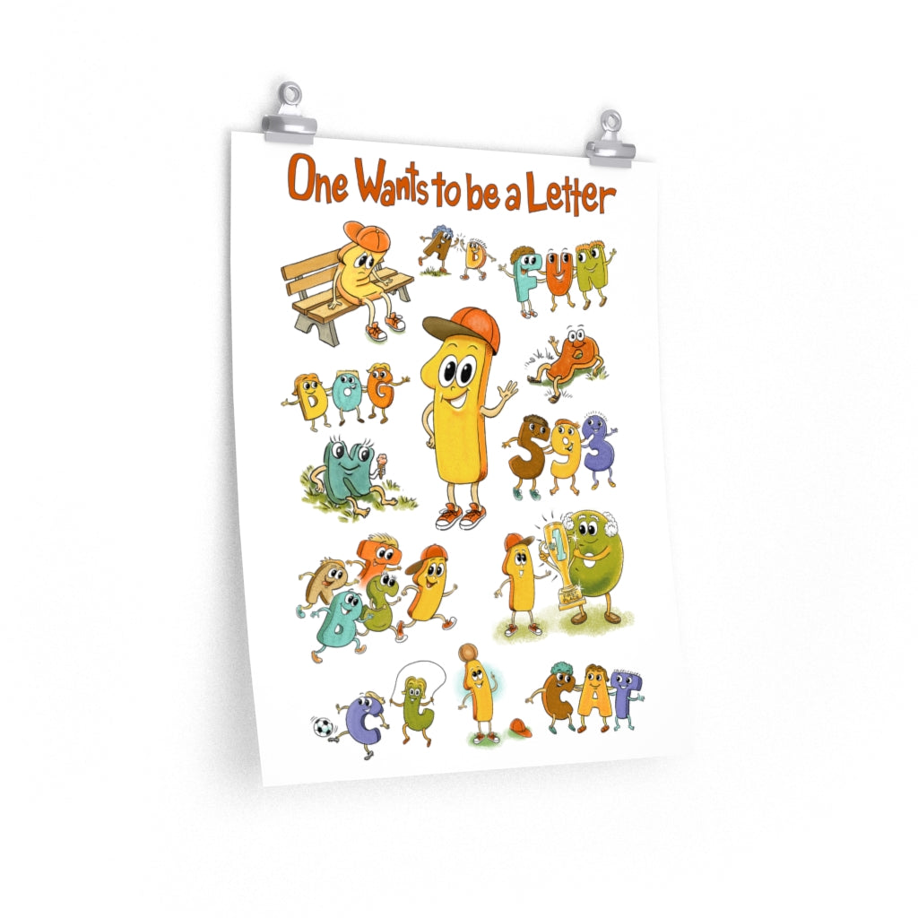 One Wants to be a Letter Story Poster